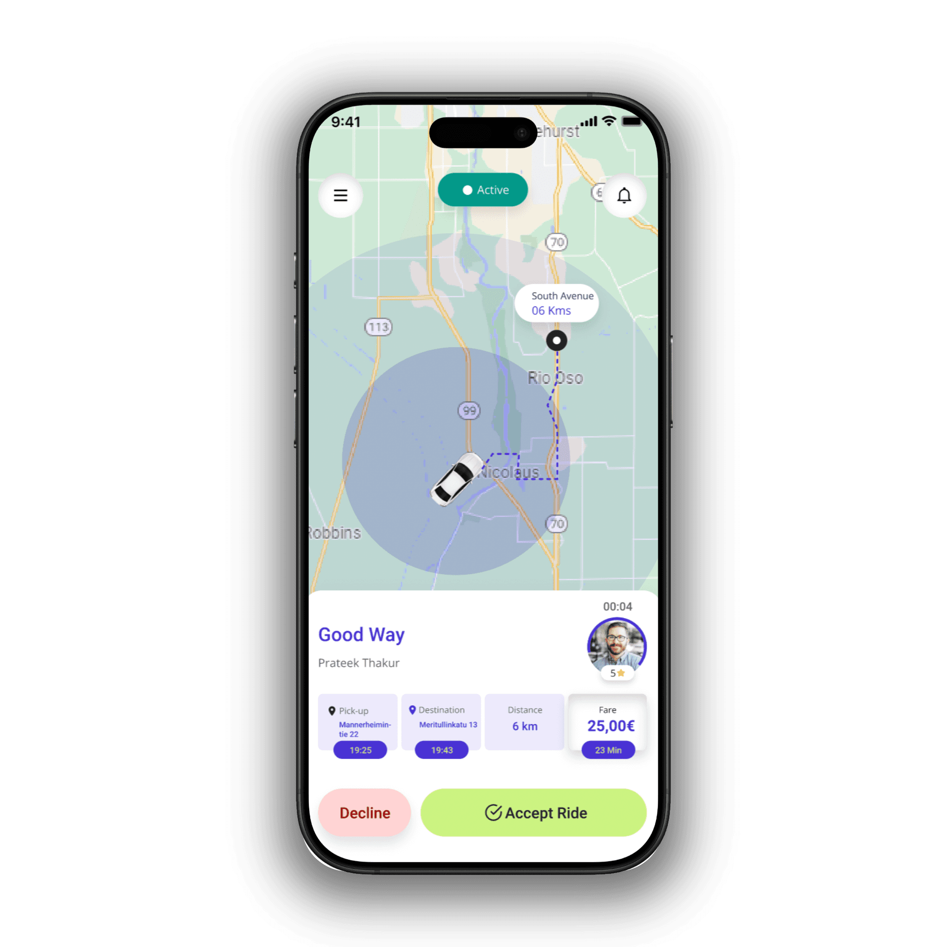 Good Way App screen 2
