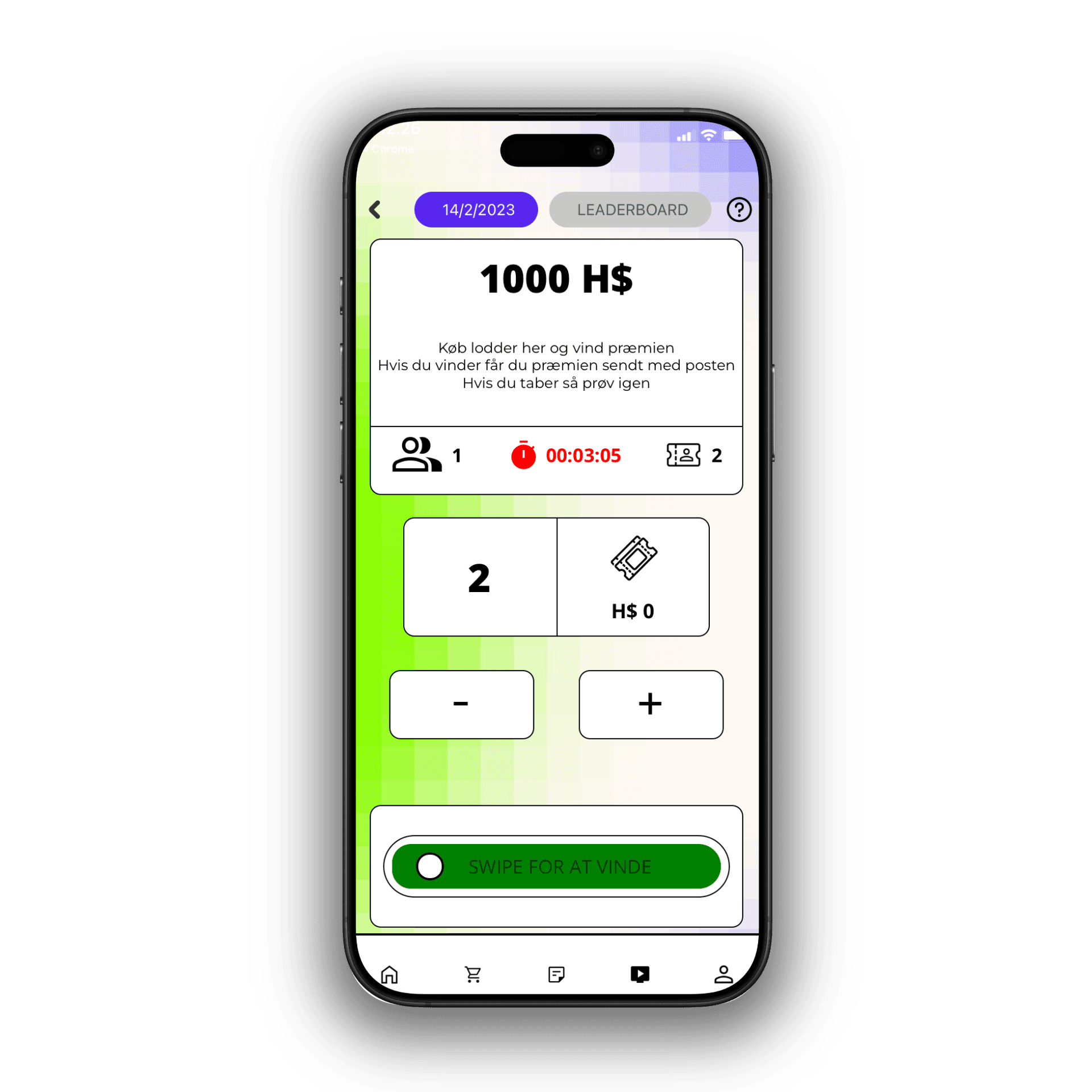 Heist Danmark App screen 3